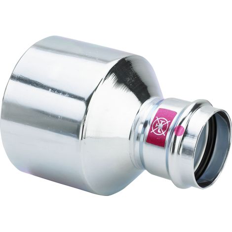 Réducteur avec SC Prestabo 1115.1XL en acier galvanisé 76,1 x 42 mm