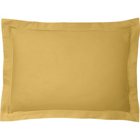 Taie d'oreiller percale de coton peigné "Julian" toutes dimensions Coton Pur - Julian Mangue -  - Julian Mangue - Taie d'oreiller 50 x 70 cm finition points bourdon