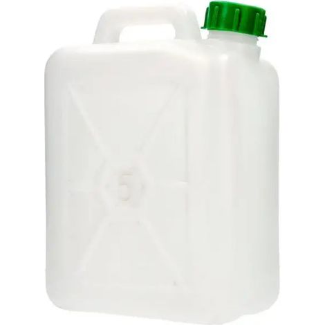Tanica per uso alimentare in plastica polietilene atossico "Ecoplast" bianco -30 litri