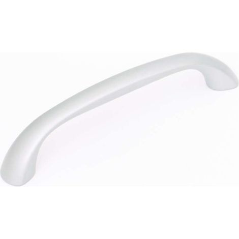 MANIGLIA MODERNA IN METALLO ARGENTO 96MM TIPO A