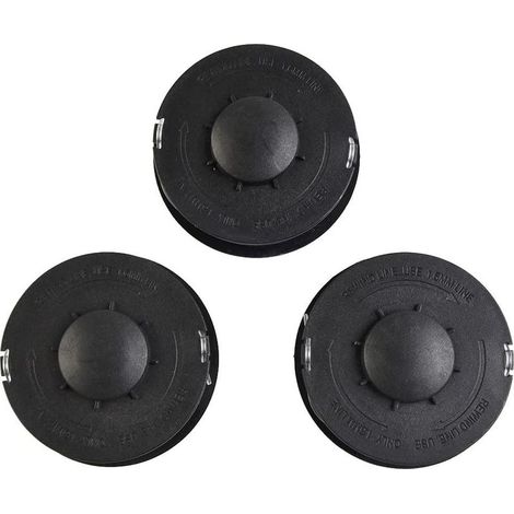 QOXEZY Lot de 3 têtes de bobine pour débroussailleuse pour Einhell GC-ET 4530 RTV 400, RTV 550, RTV 550/1 (1/5)