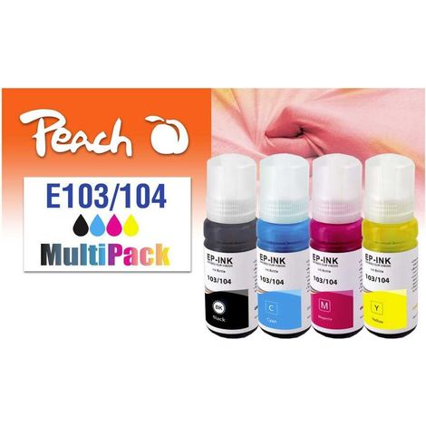 Peach Patrone Epson 103/104 MultiPack bk,c,m,y remanufactured (PI200-899)