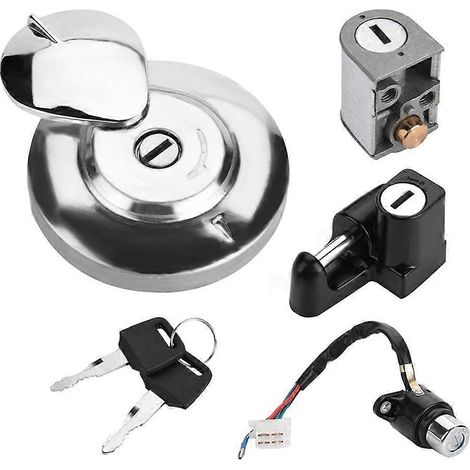 Verrou d'allumage, verrou de réservoir de carburant, verrou de réservoir pour Honda Rebel CMX250C (1/5)