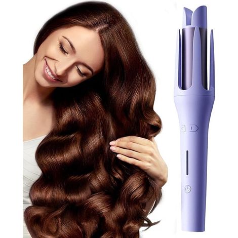 Fer à friser automatique - Fer à friser 5 en 1 - Sans fil - Boucleur - Brosse à friser rotative - Airstyler