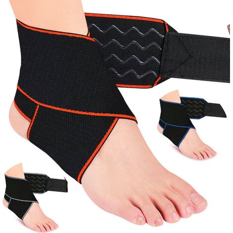 Orthèse de cheville orthopédique, orthèse de cheville pour entorses et fasciite plantaire - Cheville sportive et élastique pour hommes et femmes pour la course, la boxe, le football et d'autres sports (1/3)