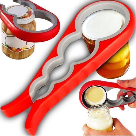 APRI BARATTOLI PER TAPPI DI BOTTIGLIE REGOLABILE 4IN1 UNIVERSALE (1/5)