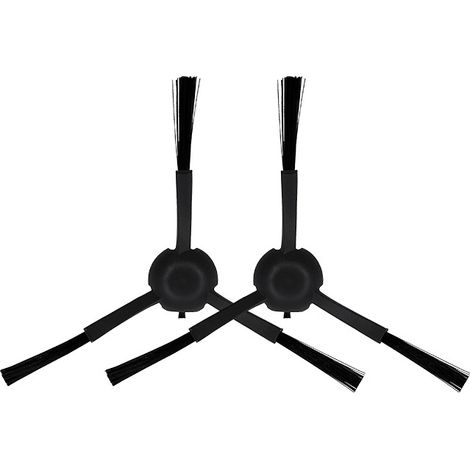 Ersatzzubehör für Xiaomi Mijia Dreame D9 / L10 Pro schwarze Seitenbürste (Paar) (1/4)