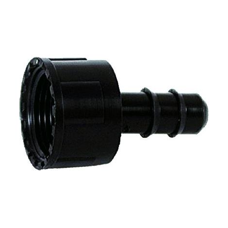 Irrigazione - Raccordo Portagomma Con Ghiera Femmina    16X3/4' Cf. 100 Pz