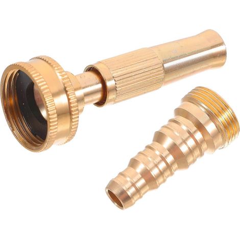 Heavy Duty Water Hose Sprayer 1 Set Gold Design For Deck Cleaning And Gardening Applications (1/5)