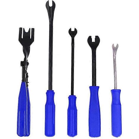 Mehrzweck-Autotürnagel, Türkrallen, Gummikrallen, Flucche-Schraubendreher, leichter Stift, 5er-Pack, blau (1/5)