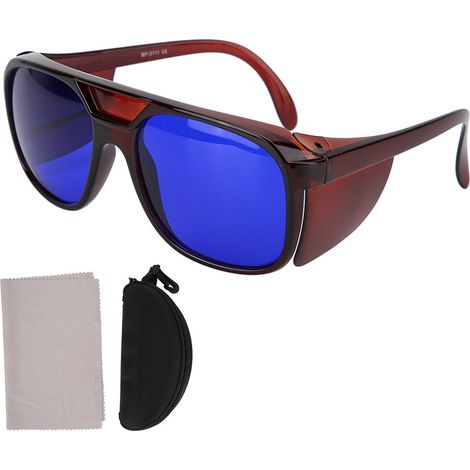 Lunettes de protection, lunettes anti-infrarouges de sécurité à transmission lumineuse élevée, confortables à porter pour les lasers rubis CO UV (1/5)