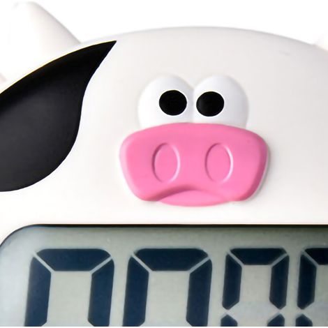 RB600 Minuteur Électronique Grenouille Gestionnaire de Temps Étudiant Cuisine Chronomètre Blanc 【Compte à Rebours/Progressif 100 Min + Pile】 (1/3)