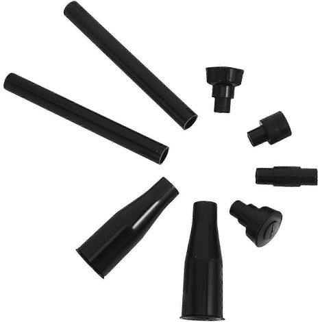 Kit de buses pour fontaine et pompe à eau pour bassin, ensemble de 8 pièces, en plastique noir. (1/5)