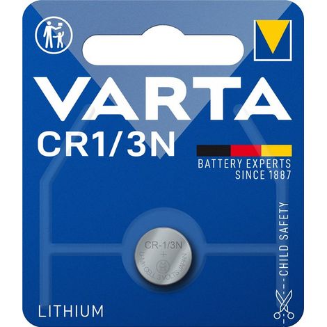 Varta CR1/3N (6131) Pile, 1 pièce dans blister - piles bouton lithium, 3 V, 10 pièces (4008496104802)