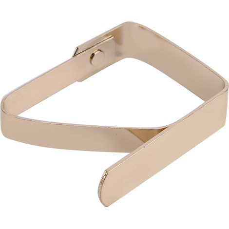 Lot de 4 pinces de fixation antidérapantes en acier inoxydable pour nappes, 5 x 4 cm (1/5)