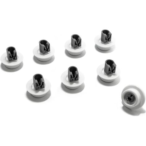 50279059005 REX AEG ELECTROLUX 8 RUOTE CESTO INFERIORE LAVASTOVIGLIE BIANCH FL24