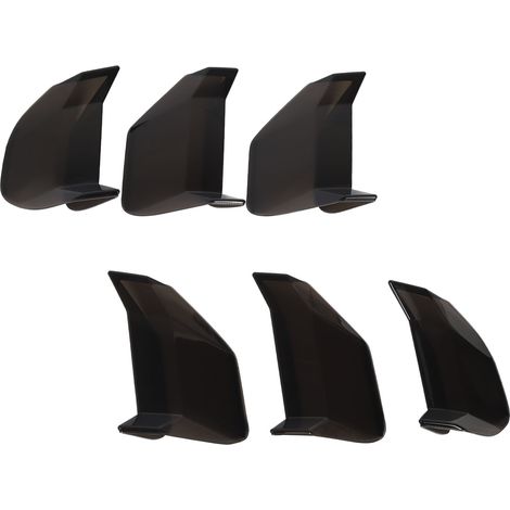 6 Pièces Enjoliveurs de Feu Arrière Fumé Noir Protection Robuste Couleur Stable Élégant Coques de Phare pour Mustang (1/5)