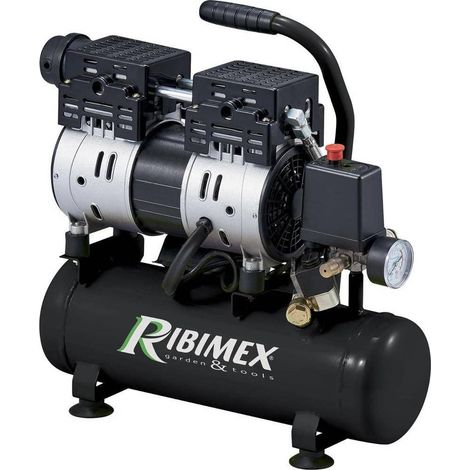 Compresseur Électrique 1CV 6L - Silencieux et Compact - Idéal pour Travaux de Bricolage - D-Work