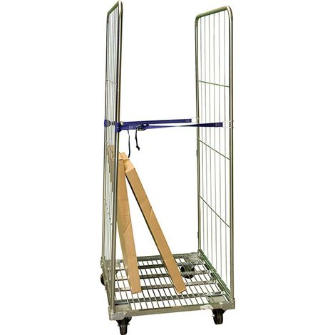 Carrello contenitore 500 kg - 2 lati - Dimensioni 720x800x1800 mm - 885006616 (1/4)