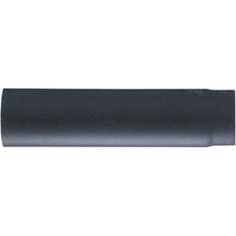 1PZ TUBO PORCELLANATO PESANTE PER STUFE A LEGNA NERO OPACO - cm.14x50, mm.1,2