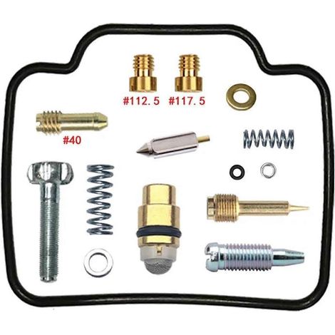 Vergaser-Reparatursatz für Suzuki DR125 (1994–2002), DR125SE und DF125 Motorräder, kompatibel mit dem Mikuni BST31 Vergaser. Ersatzteile für den Mikuni BST31 Vergaser. (1/2)