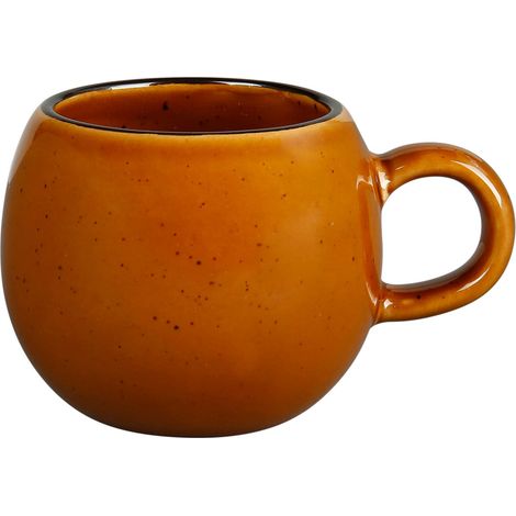 Tasse 11 cl en Grès - Collection PERLE DE KALAHARI - Ø 5 cm H 5.5 cm - Coloris Marron