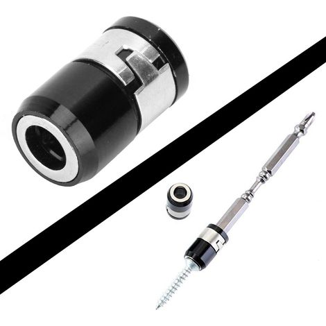 1/4'' Starker Magnetring für Schraubendreherbits, 21 mm Länge (5 Stück) (1/5)