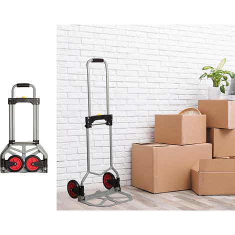 Sackkarre Stahl klappbar Gummiräder, bis 60kg, 69-96cm (1/5)