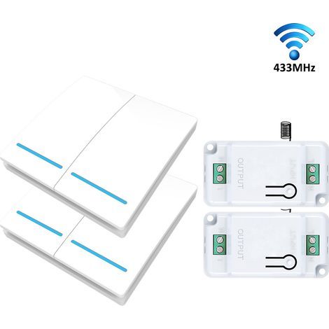 switches, 2 receivers, smart switch, wireless remote control panelHigh quality enhances quality of life. (1/5)