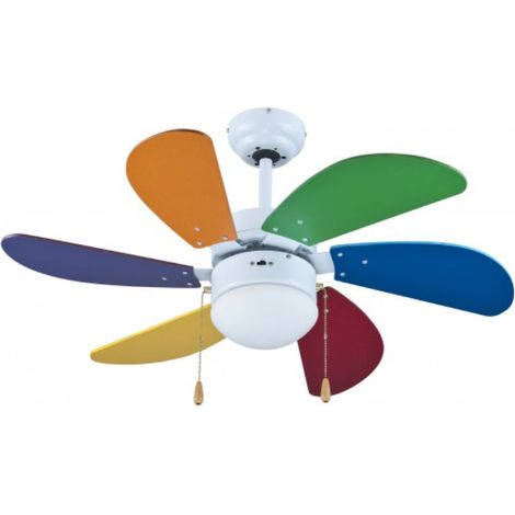 Deckenventilator mit licht zephir 70w 6 flügel 3 geschwindigkeiten - zfs690c (1/2)