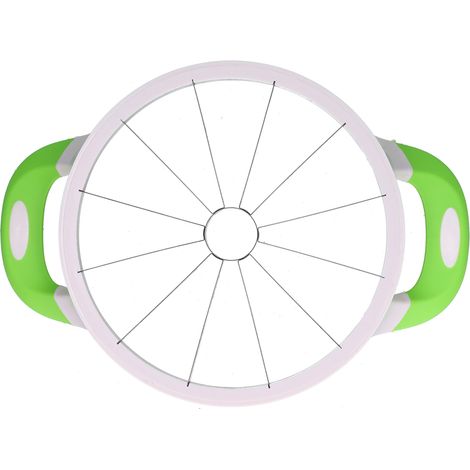 Coupe-pastèque manuel en acier inoxydable, outil de tranchage de fruits pour maison, voyage, camping, pique-nique et bureau, grand format (1/5)