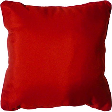 Coussin finition Passepoil - 60 x 60 cm - Rouge - Livraison gratuite (1/3)