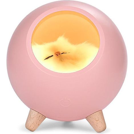veilleuse Rose Mignonne, Lampe De Chevet Led, Lumire Chaude Bluetooth Rglable Comme Haut-parleur, Veilleuse Bb, Veilleuse Led Rechargeable, Lampe (1/5)