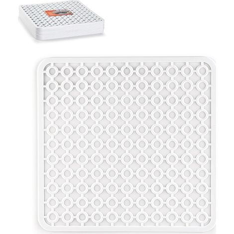 PLASTICFORTE salvaplatos 30x30 cm kenya blanco , Salvaplatos Kenya blancoLos salvaplatos Kenya están disponibles en versión cuadrada y rectangular y en un amplio surtido de col (1/2)