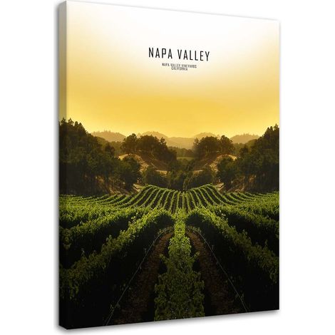 Cadre déco Paysage de la Napa Valley 40x60 (1/5)