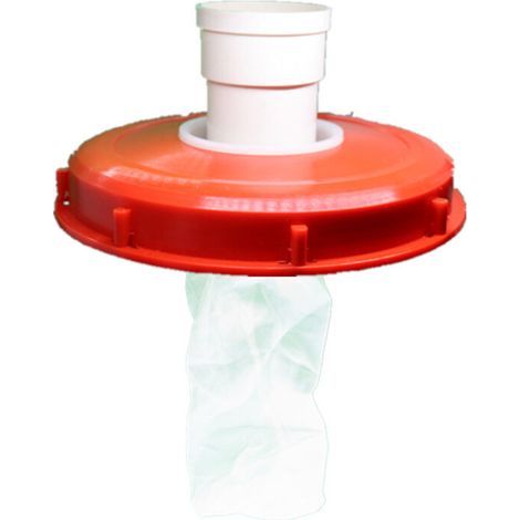 Coperchio per serbatoio IBC con filtro in nylon lavabile per serbatoio di acqua piovana IBC da 1000 litri, filtro per coperchio IBC, accessori per serbatoio IBC, filtro per acqua piovana in nylon (tes (1/4)