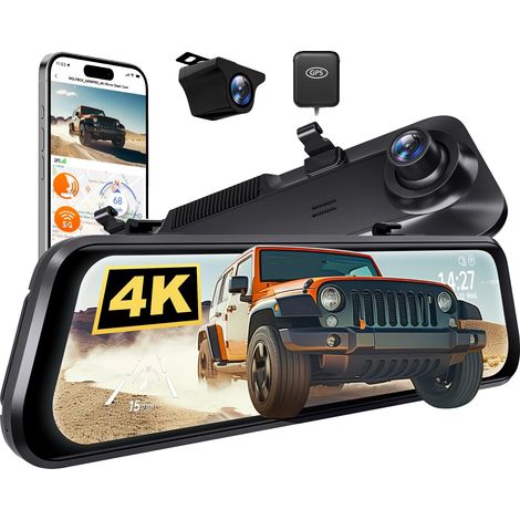 Dashcam, registrazione 4K, funzionalità WiFi, G850 PRO SENZA KIT HAW, 64G TF-A gratuiti (1/2)