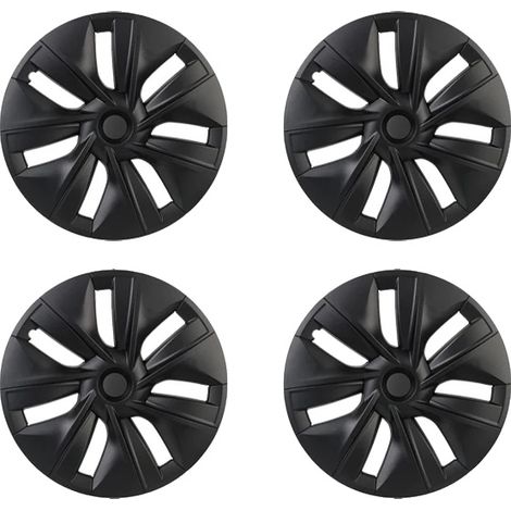 Tapa de rueda, material ABS duradero, fácil instalación a presión, versión original, Tesla-d, Model Y-d, 19 pulgadas 2020-2024-d (1/2)