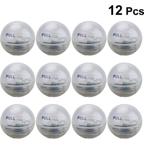 20Pcs LED Ronde Balle Ballon lumière Longue Temps d' Attente Boule Lumières for Lampion Ballon de soirée de Mariage Décoration Simple(Blanc) (1/5)