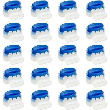 Vakuum-connecteur de câbles, Connecteurs de câble remplis de gel ou graisse, résiste à l’eau et aux intempéries, Parfait pour jardin & extérieur et tondeuse robot et Voiture Mower (20 pcs) (1/4)