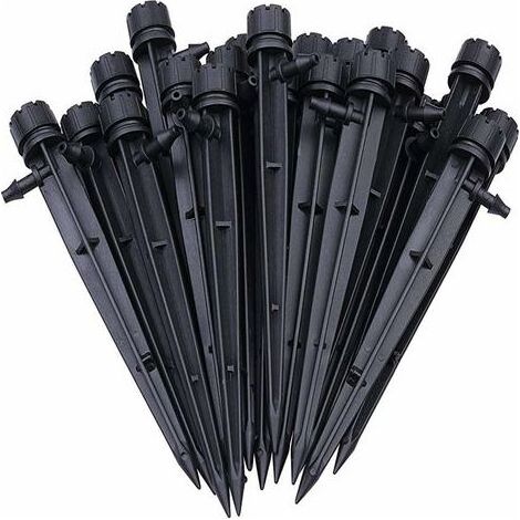 100 gocciolatori regolabili per tubo flessibile, sistema di irrigazione a goccia automatico, microirrigatori per piante, serra, giardino fai da te - INHHUB (1/5)