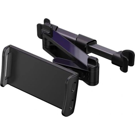 Support rétractable pour téléphone/iPad pour appuie-tête de voiture, rotation à 360° (1/5)