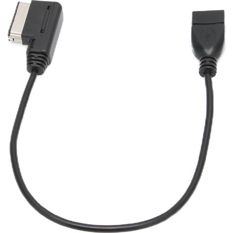 Câble audio à faible perte, adaptateur USB noir pour clés USB et disques durs externes. (1/5)