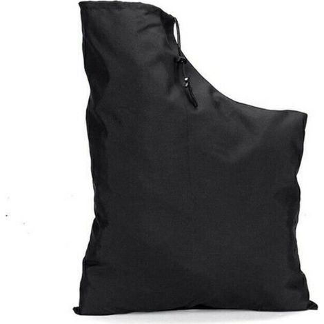 Bolsa para soplador y aspiradora de hojas de jardín TuseRxln, bolsas de almacenamiento con cremallera, trituradora de césped - Negra