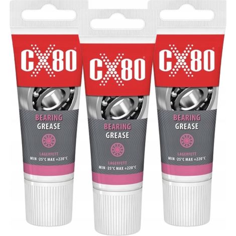 Grasa de litio CX80 para rodamientos de alta velocidad, 40 g x 3 unidades