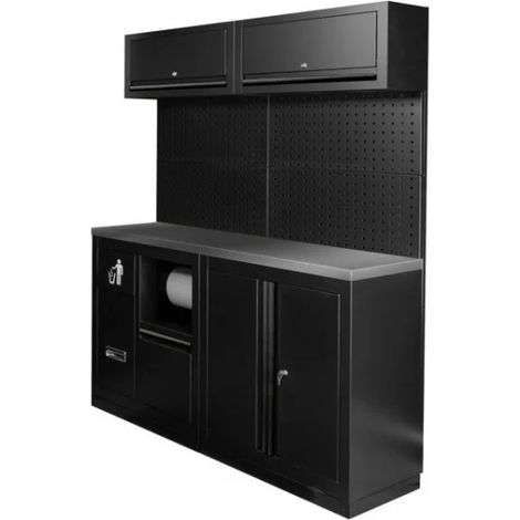 JBM SERIE590 Composizione arredo officina - Nero