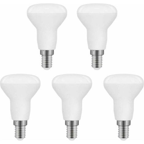 Ampoule LED R50 E14 5W, R50 LED E14 Réflecteur Équivalent Ampoule Incandescente E14 40W, Blanc Froid 6500K 550LM, Non Dimmable, Lot de 5 [Classe énergétique F] (1/4)