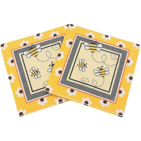 40 serviettes imprimées