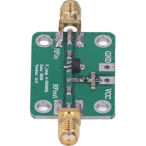 Module amplificateur RF large bande 5-1500 MHz, gain 20 dB, radioamateur, large bande, haute fréquence, 5 V CC (1/5)