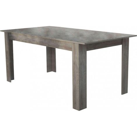 Tavolo Allungabile Gemma 160/200x90x75 h cm in Truciolare bilaminato Rovere Chiaro (1/4)